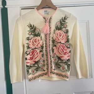 Vintage Zip Up Sweater